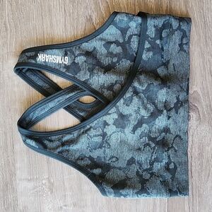 GYMSHARK Adapt Camo Seamless Sports Bra Size S